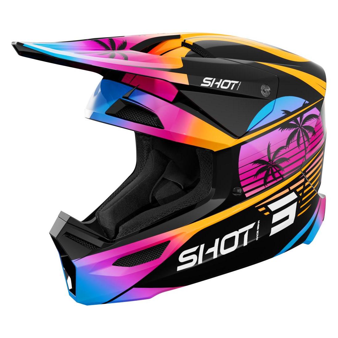 Shot FURIOUS MIAMI KID MX-Helm orange YS (XS) (A05-21OC-CK1-01)