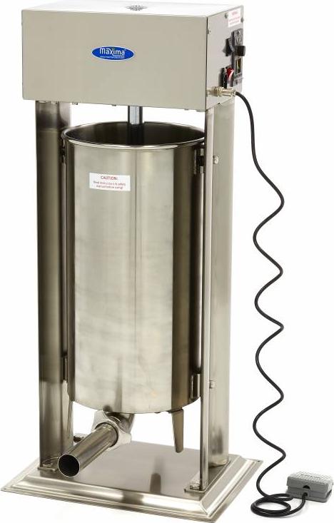 Maxima - Gastro Wurstfüller - 25 l - Automatisch - Vertikal - inkl. 4 Füllrohre