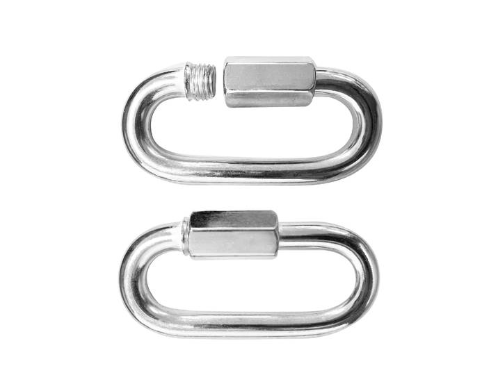 Karabiner Stahl 1 cm 2er Set
