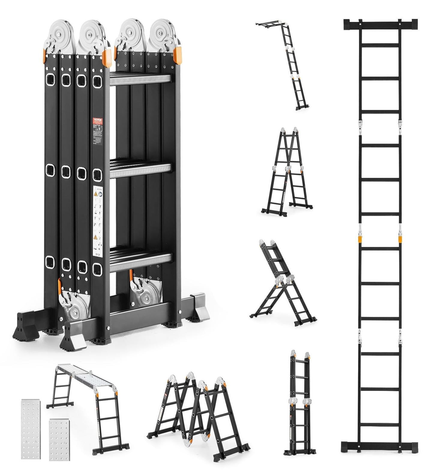 Selius 7-in-1 Multifunctionele Vouwladder