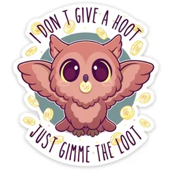 Crit Stones Gimme Loot Sticker