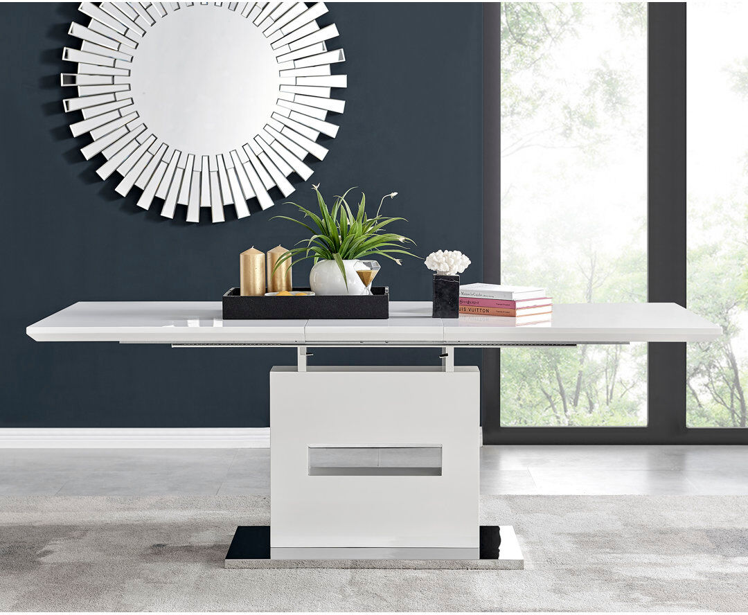 Canora Grey Eubanks Dining Table White