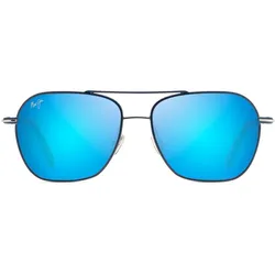 Maui Jim MANO _ Dunkelblau mit silbernem Streifen (B877-03)