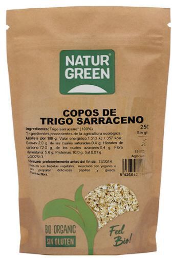 Naturgreen Tu Bio Copos de Trigo Sarraceno 250gr 250 gr