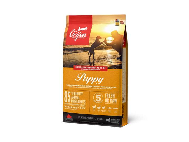 ORIJEN puppyformule eiwitrijk graanvrij droog hondenvoer, 11,4 kg (kip, gevogelte en vis, kalkoen)