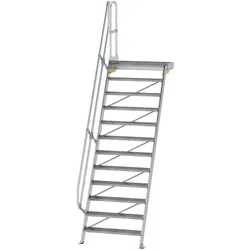 Munk Treppe mit Plattform 60° Stufenbreite 1000 mm - 600412
