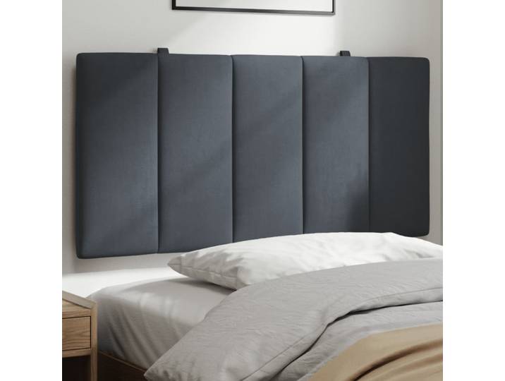 vidaXL Kopfteilkissen Hanko Dunkelgrau 100 cm Samt