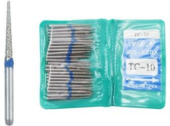 Uplift Essentials 50 Piece Dental Diamond Burs Set High Speed Polishing And Smoothing Drill Tools fo 32