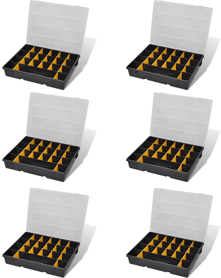 vidaXL Boîte à outils 6 pcs
