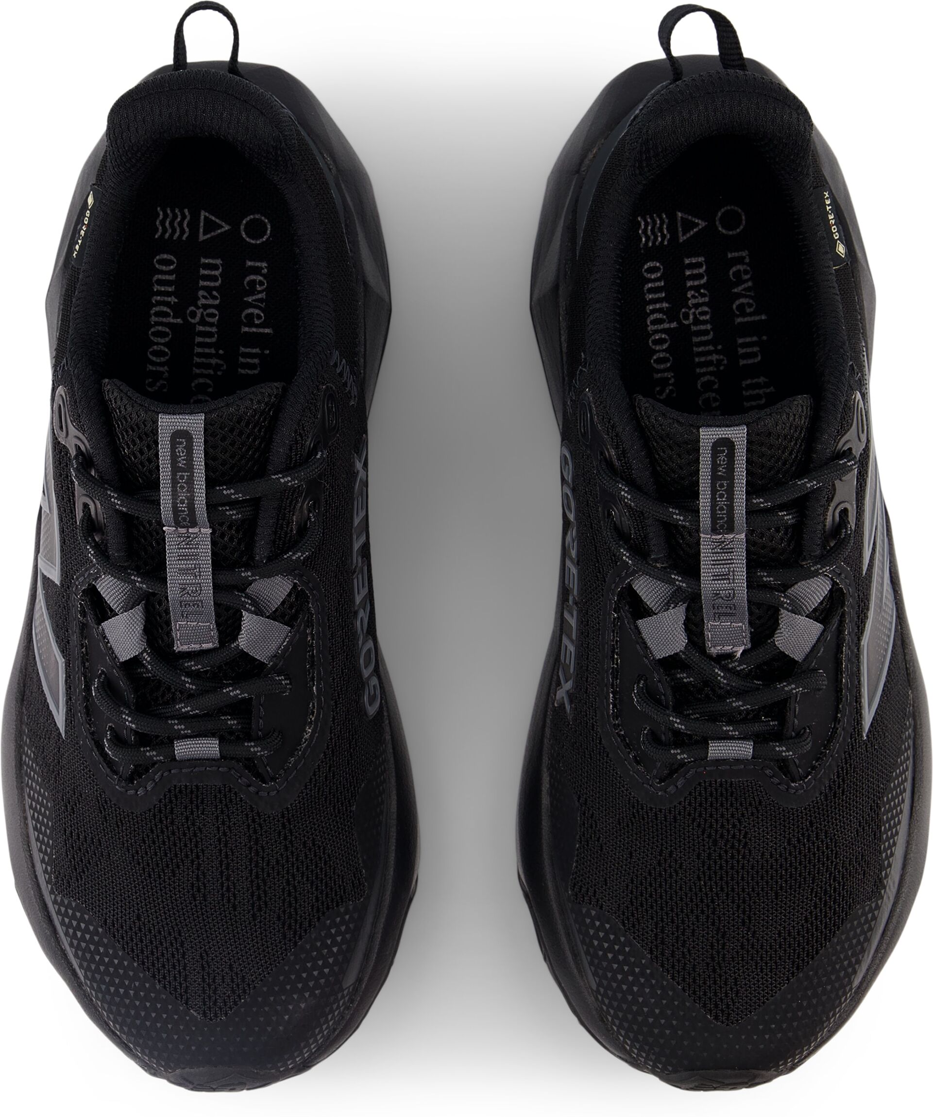Trailrunningschuh NEW BALANCE "Nitrel Gore Tex", Damen, Gr. 37, schwarz, Synthetik, Textil, Schuhe Trailrunningschuh, Trailrunning-Schuhe, wasserdicht schwarz 37