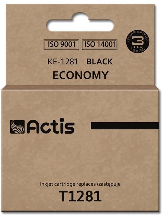 Cartucho de tinta T1281 compatible con Epson (negro) - ACTIS