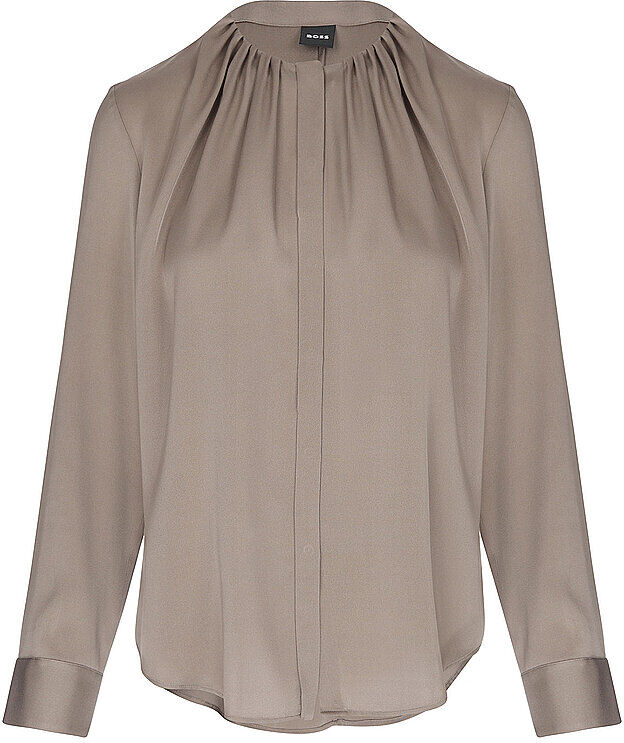 Boss Seidenbluse BANORAH braun   40 40