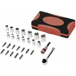 Cimco, Steckschlüssel + Stecknuss, Bit+Steckschlüssel-Set