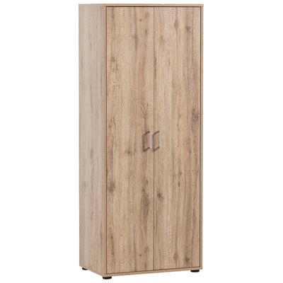 Aktenschrank WELLTIME "Baku", braun (wildeichefarben), B:65,1cm H:163,6cm T:41cm, FSC-zertifizierter Holzwerkstoff, Schränke, Solide Verarbeitung - Dieses Produkt ist in Deutschland gefertigt