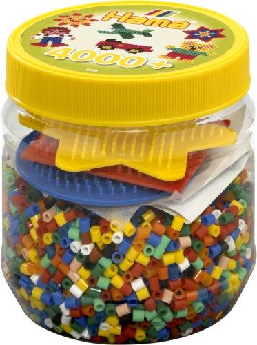 Hama Dose Bunt+farbige Platten 4000Stück 2052