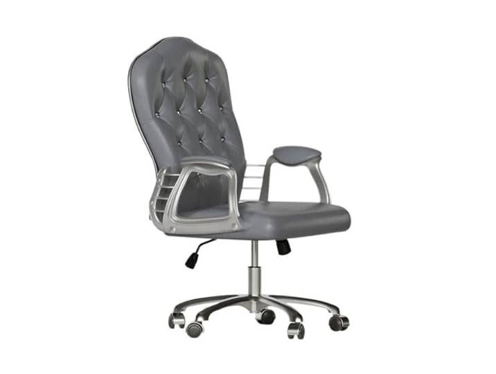 Stuhl mit hoher Rückenlehne Bürolift-Drehstuhl, bequem, sitzend(Grigio)