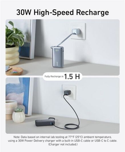 Anker Nano 10000mAh Power Bank Black
