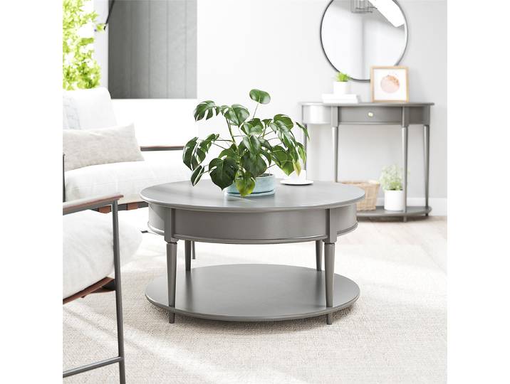 Couchtisch Madatu Ø 91cm Grau