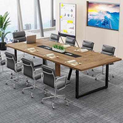 BLUEBELL "8FT Conference Table, Large Rectangle Meeting Seminar Table for 10 People, 94.49"" L x 47.24"" W - 94.49"" L × 47.24"" W × 29.53"" H"
