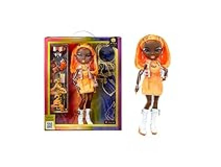 RAINBOW HIGH Poupée Mannequin - Michelle St.Charles - Poupée Orange - Tenue à la Mode et Plus de 10 Accessoires de Jeu Colorés - pour Les Collectionneurs et Les Enfants de 4 à 12 Ans