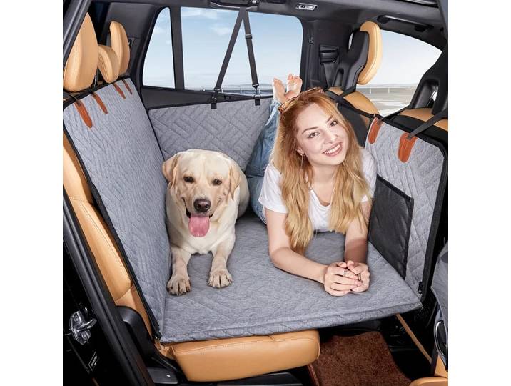 Housse de siège pour chien, housse de siège de voiture pour animaux de compagnie, housse de siège imperméable pour animaux, hamac anti-rayures, antidérapante, durable, housse de siège arrière souple