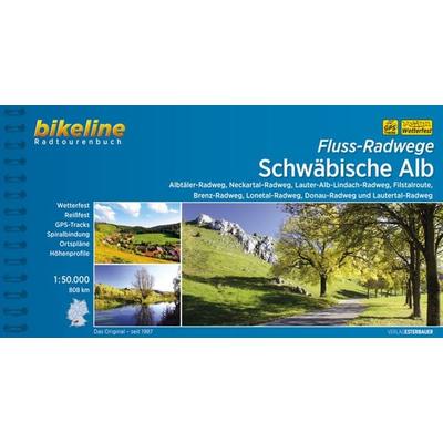 Fluss-Radwege Schwäbische Alb, Gebundene Ausgabe von , Esterbauer, 978-3-85000-829-7