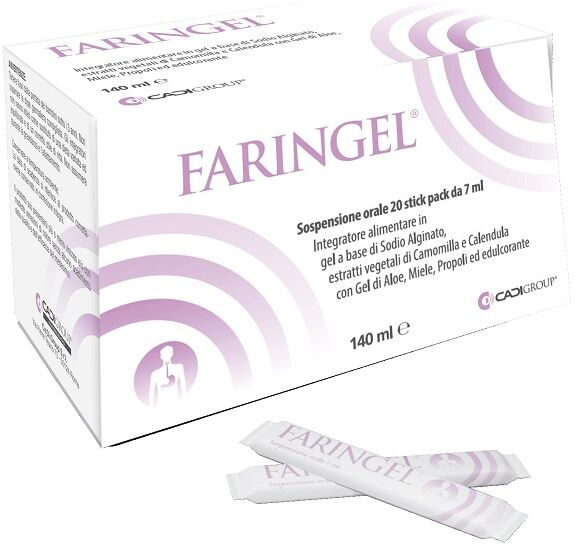 CA.DI.GROUP SpA Faringel, 20 Stick Pack da 7 ml