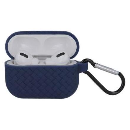 OEM Flechttasche für Airpods / Airpods 2 navy blau (Kopfhörer Tasche) (GSM168742)