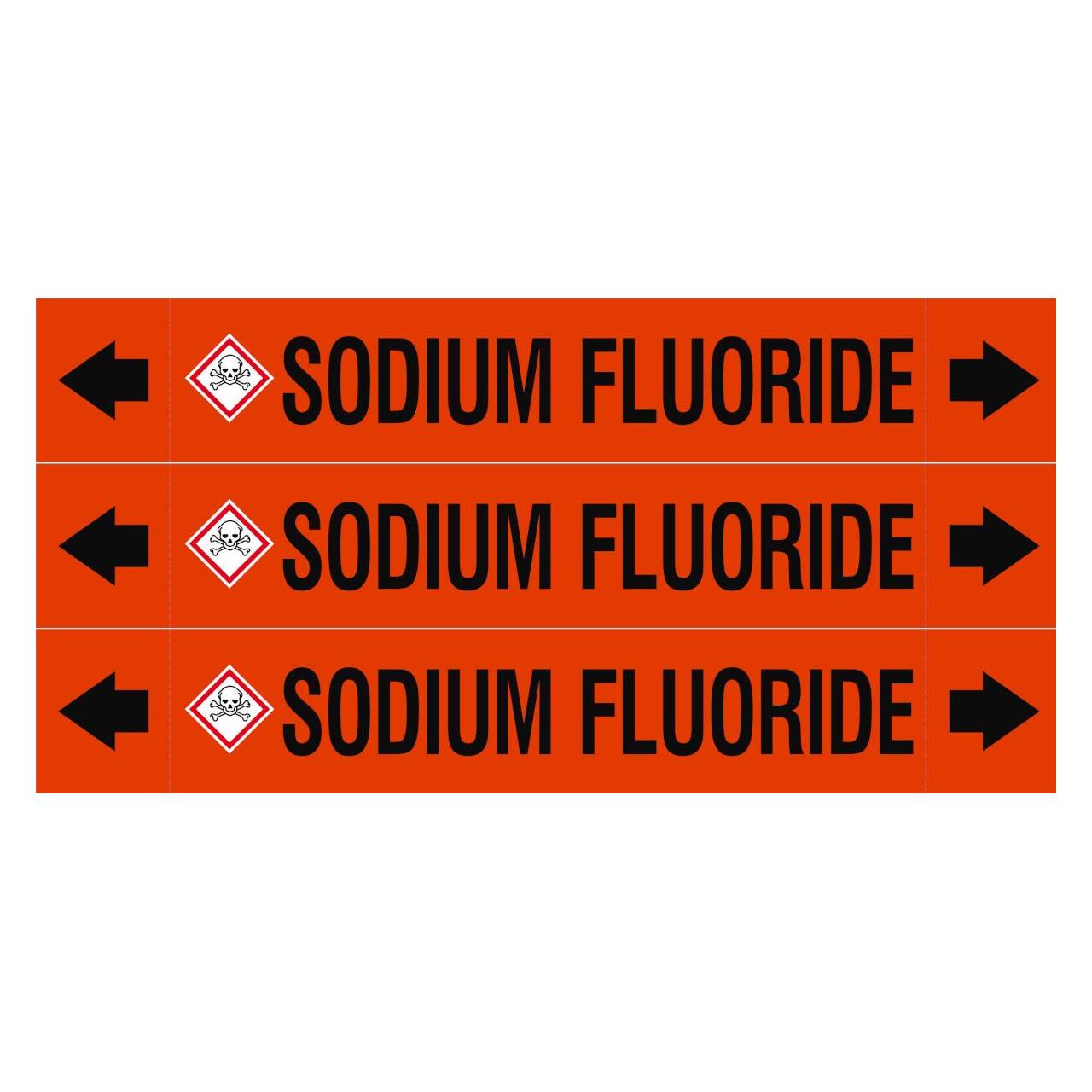 Brady ASME - Rohrmarkierer - Sodium Fluoride (312965)