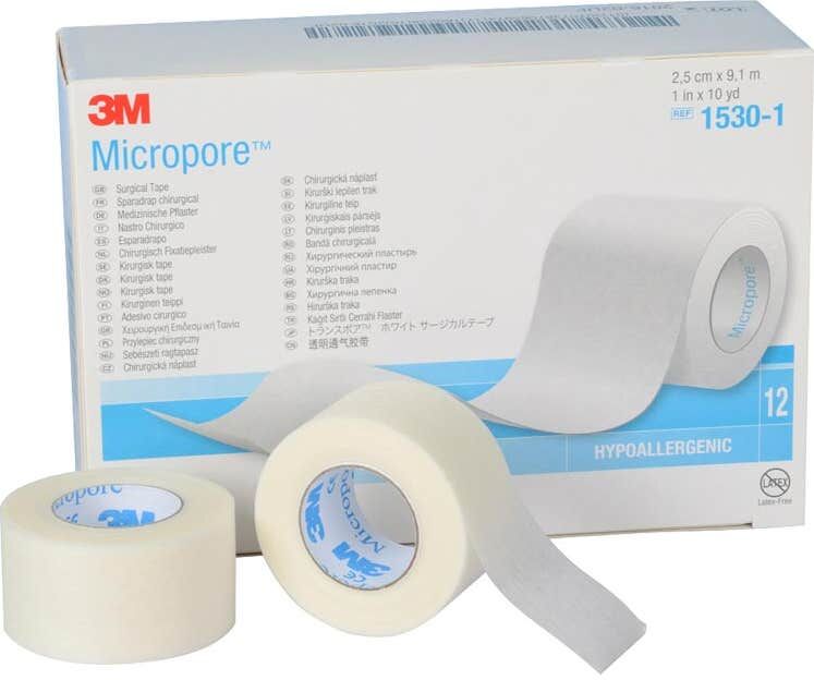 NEXCARE Micropore portarollo esparadrapo papel blanco 7,5 m x 2,5 cm