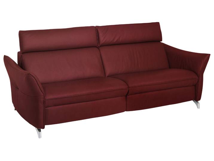 Sofa Catania Basic B: 224 cm Himolla / Farbe: Merlot / Material: Leder Basic