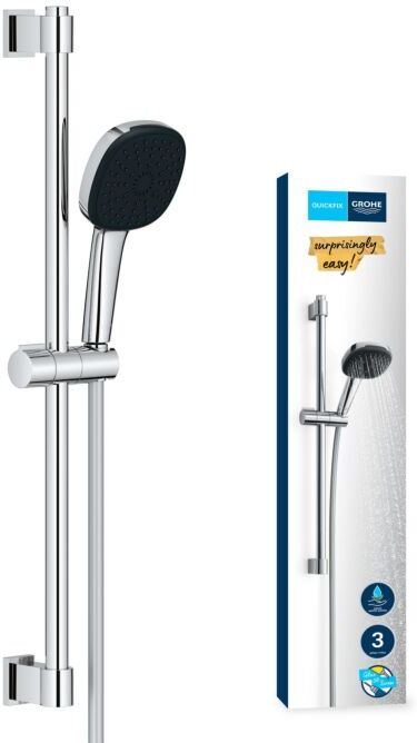 Grohe Vitalio Comfort 110 Brausestangenset 26096001  3 Strahlarten (RAIN, JET, MASSAGE) chrom