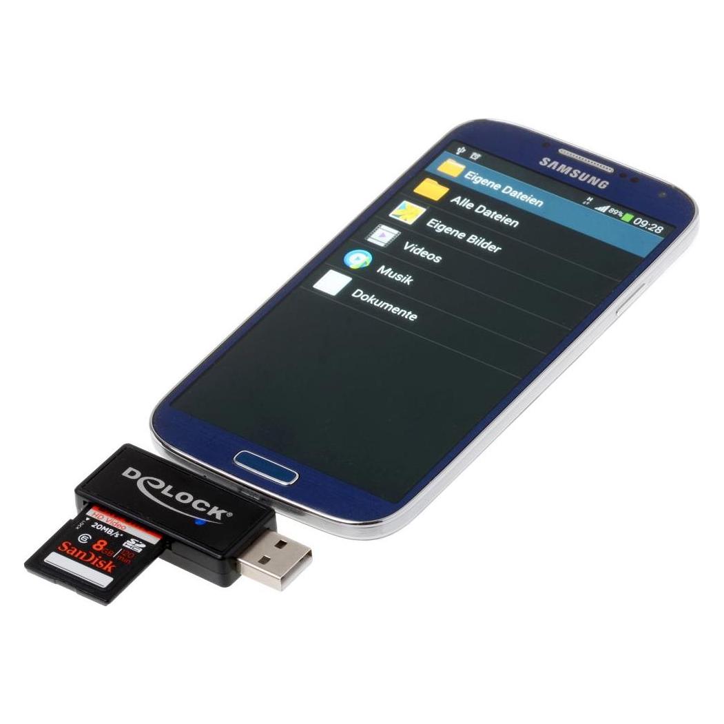 Delock 91731 Micro USB OTG Card Reader (Micro USB) (91731)