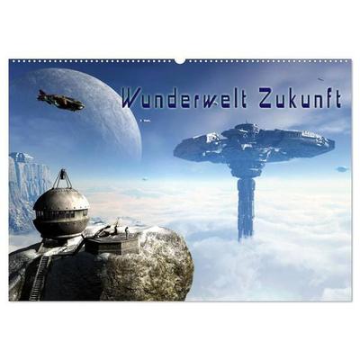 Wunderwelt Zukunft (Wandkalender 2027 DIN A2 quer), CALVENDO Monatskalender
