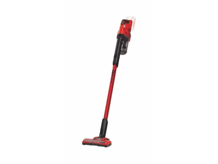 Einhell – EIN TE-SV 18 Li-Solo Akku-Stielstaubsauger – Akku Staubsauger/Besenstaubsauger – schwarz / rot