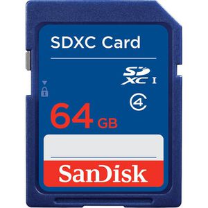 SanDisk SD-Karte SDSDB-064G-B35, 64GB, bis 15 MB/s, SDHC, mit Class 4
