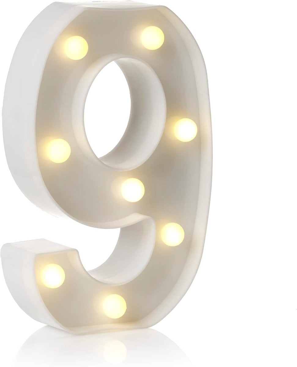 LED Alfabet Letter en Nummer Lichtbord Decoratie met Timer voor Feest en Huis