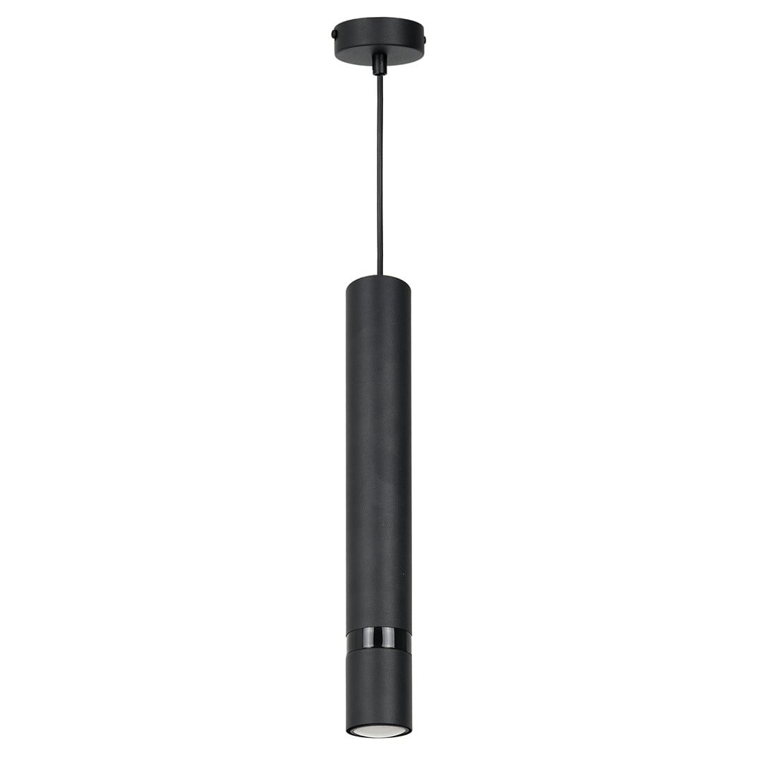 Joker Milagro verstelbare hanglamp met buisvormige elementen, zwart, 1xGU10