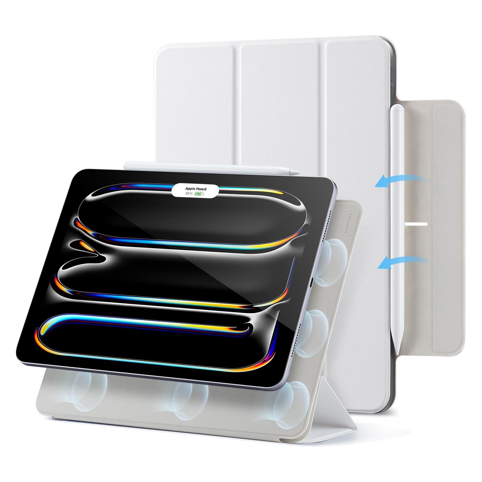 ESR - Rebound Magnetic - iPad Pro 13 (2024) - White (Apple iPad Pro 13 2024) (1B19702)