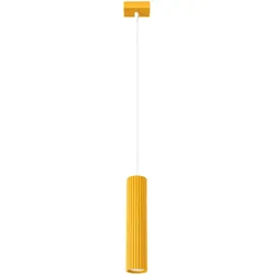 Sollux SL.2334 Pendelleuchte KARBON 1 gelb