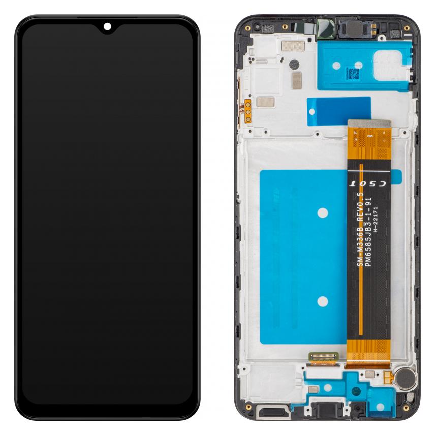 MP Display Unit für Samsung Galaxy A23 A235, Aftermarket, Schwarz (Display) (58281840)