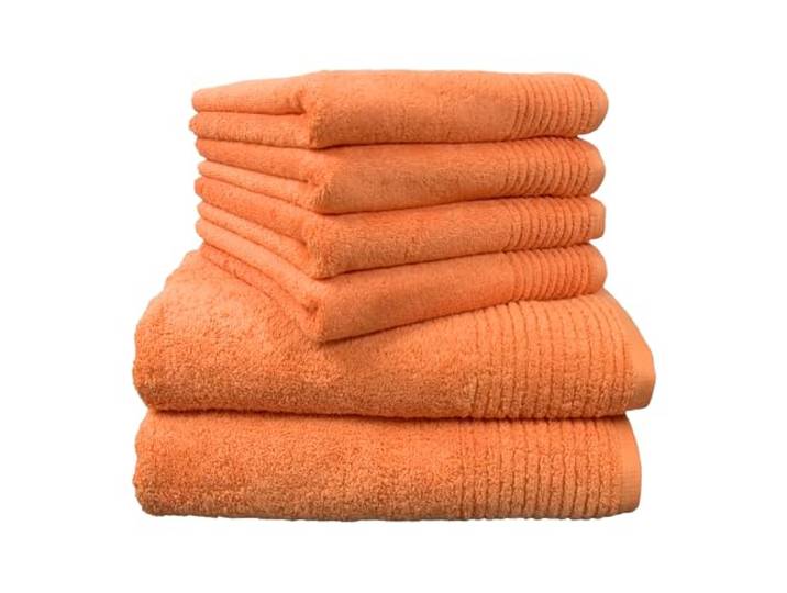 Dyckhoff Handtuchset Brillant, 6-teilig, 100% Baumwolle, Peach