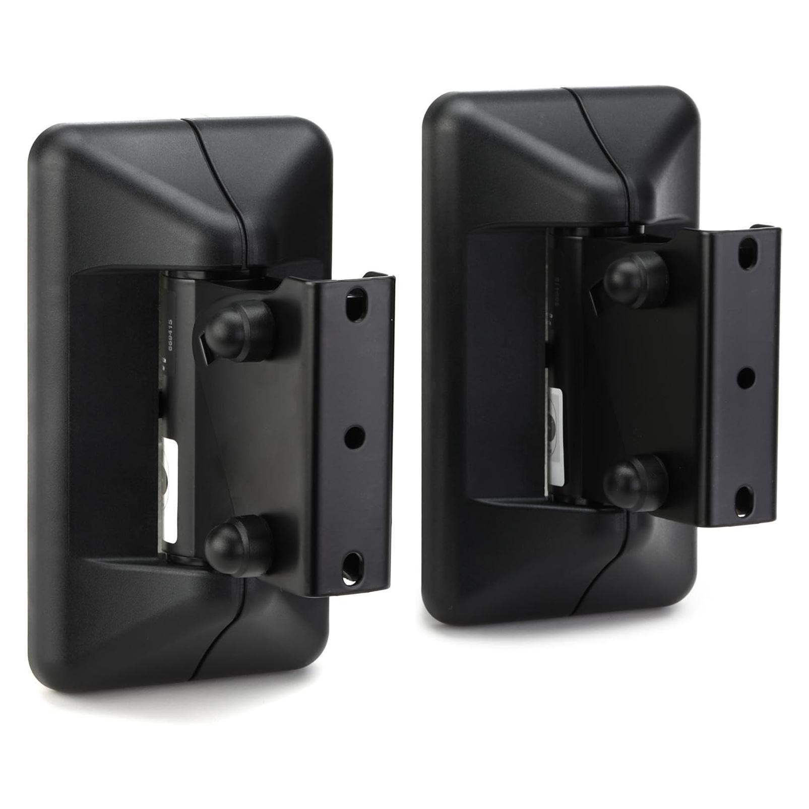 K&M K & M 24472 Boxenwandhalter im Set schw. (Set, Wandmontage, Drehbar, Neigbar) (24472-000-55)