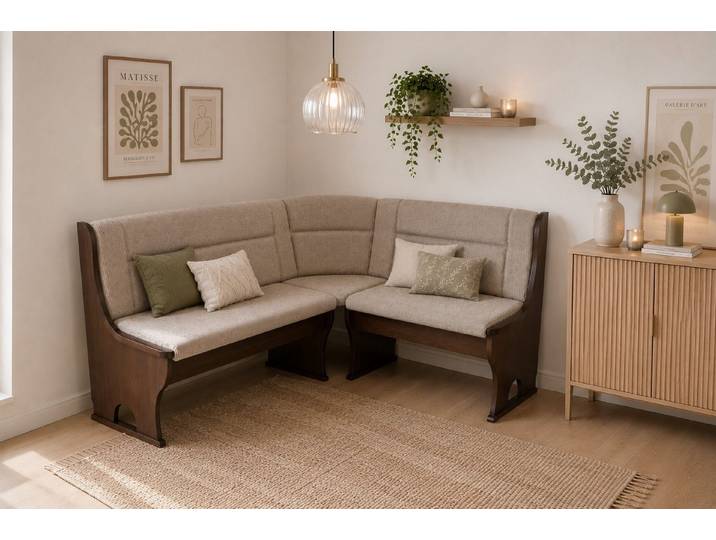 moebel-direkt-online Eckbank Eckbank mit Stauraum. Schenkelmaße 125x165 cm