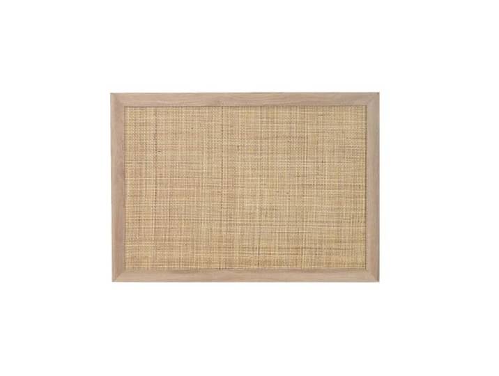 KLAST Kopfteil für Einzelbett, Melamin, natürliches Rattan, 70 cm x 100 cm, Befestigung an der Wand empfohlen