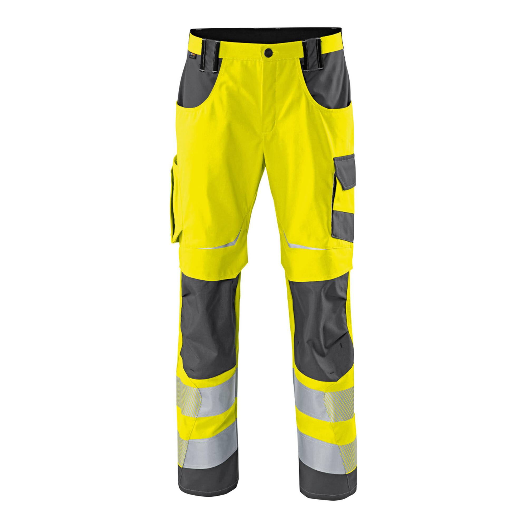 Kübler PSA Reflectiq Hose 2207 warngelb/anthrazit 52 ; Kübler Workwear (2207 8340-3497-52)