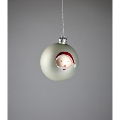 Weihnachtsbaumkugel AM DESIGN "aus Glas, Ø: 8 cm", weiß, Ø:8cm, Glas, Weihnachtsbaumkugeln, 6er Set
