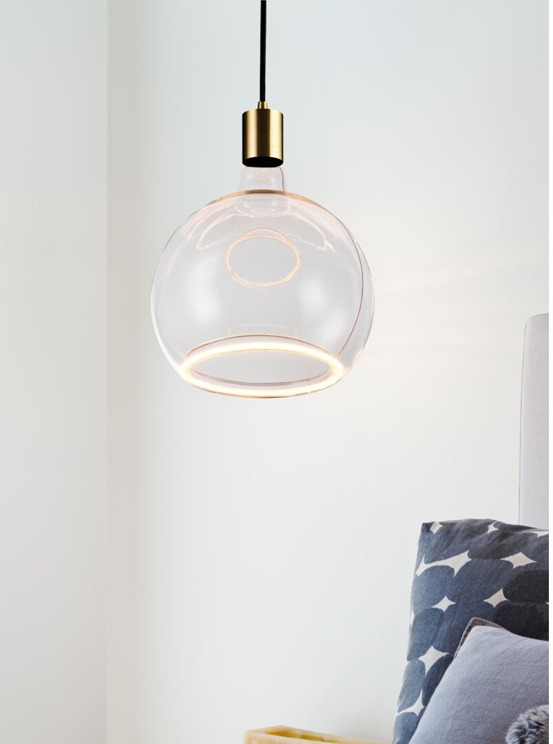 Symple Stuff Andryshak 2200 K LED Smart Bulb Clear 15 cm