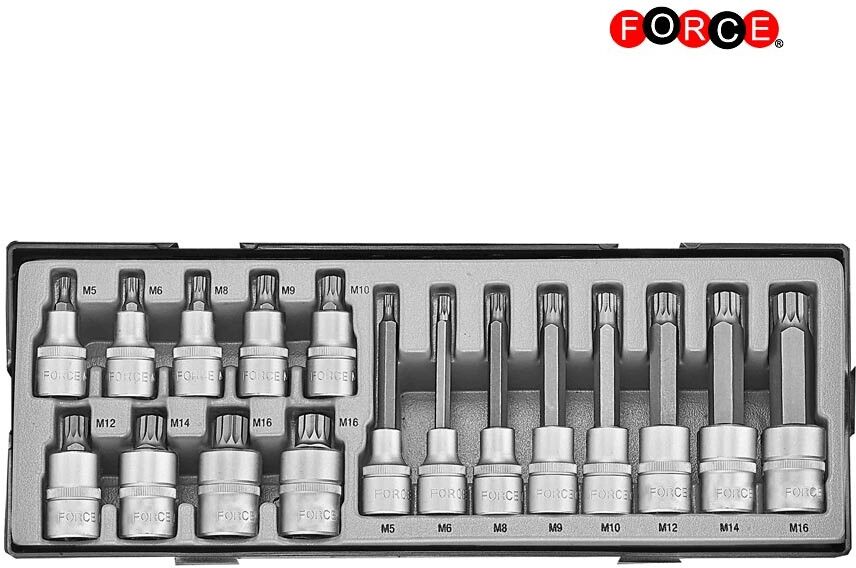 FORCE T4179 Socket set