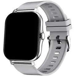 Smartwatch mit Bluetooth-Anrufen und Voll-Touchscreen - Gray China Mainland